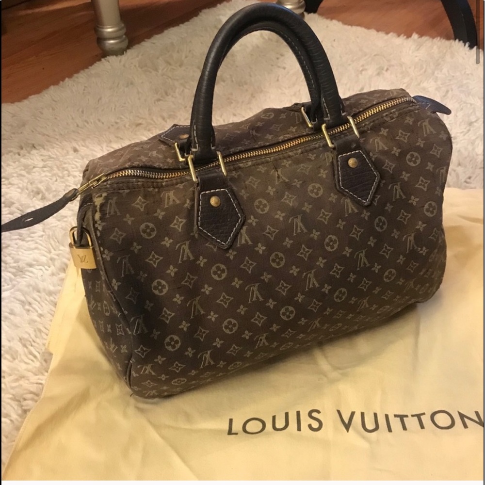 Authentic Monogram Mini Lin Vintage Speedy 30